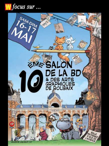 Focus sur le Salon 2015 de la BD de Roubaix