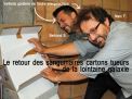 Bertrand B et Marc Falvo contre les Cartons Tueurs de l'espace aux Halliennales 2015