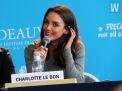 Charlotte Le Bon au Festival de Deauville le 6 sept 2014