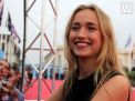 Chloé Jouannet sur le Tapis Rouge du Festival de Deauville le 5 sept 2014