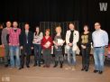 L'équipe organisatrice et les lauréats du concours de nouvelles - 1er Salon LES MINES NOIRES de Noeux-Les-Mines