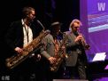 Sébastien Creppe Franck Guetatra et Guy Hennaut au Festival International de Boogie Woogie de Cambrai le 25 janv 2014