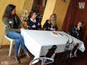 Première table ronde (Angélina Delcroix, Sandrine Destombes, Aurélie du Blog Des Livres et Moi et Gaëlle Perrin-Guillet)