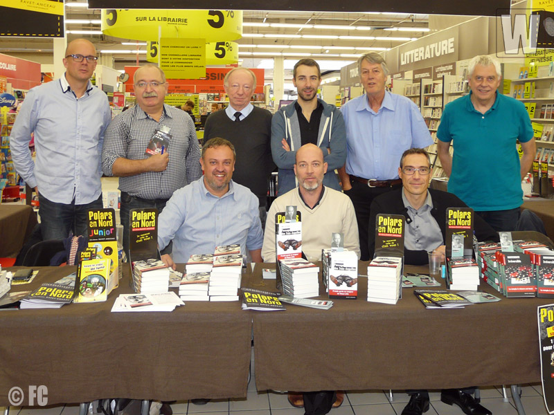 Les experts du crime à Auchan Faches Thumesnil le 26 septembre 2015