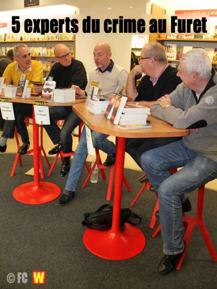 5 experts du crime au Furet du Nord 5 experts du crime au Furet du Nord