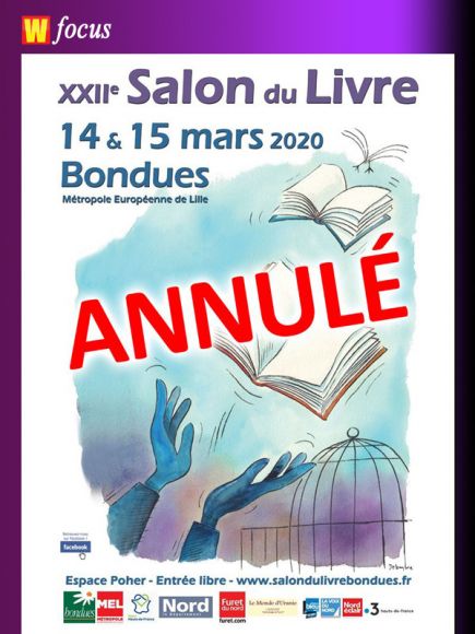 Annulation du Salon du Livre de Bondues Annulation du Salon du Livre de Bondues
