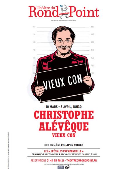 Christophe Alévêque au Théâtre du Rond-Point Christophe Alévêque au Théâtre du Rond-Point