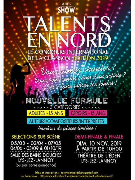 Demi-finale et finale du concours Talents en Nord