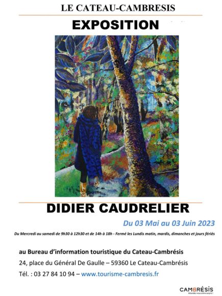 Didier Caudrelier au Bureau d'information touristique du Cateau