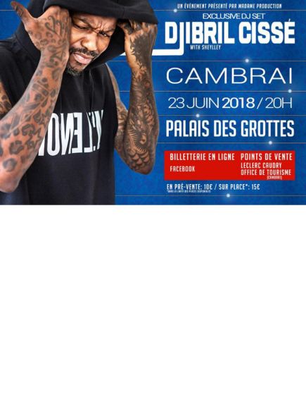 Djibril Cissé au Palais des Grottes de Cambrai Djibril Cissé au Palais des Grottes de Cambrai