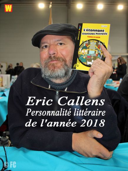 Eric Callens Personnalité littéraire de l'année 2018