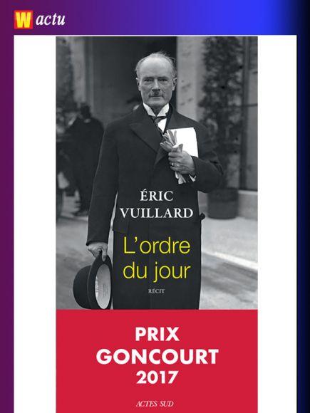 Eric Vuillard prix Goncourt 2017 Eric Vuillard prix Goncourt 2017