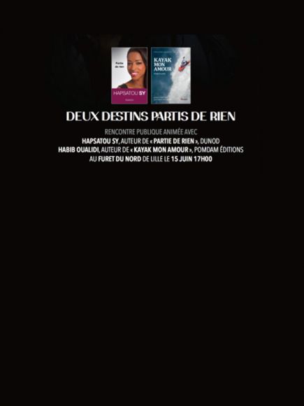Hapsatou SY et Habib OUALIDI au Furet de Lille Hapsatou SY et Habib OUALIDI au Furet de Lille