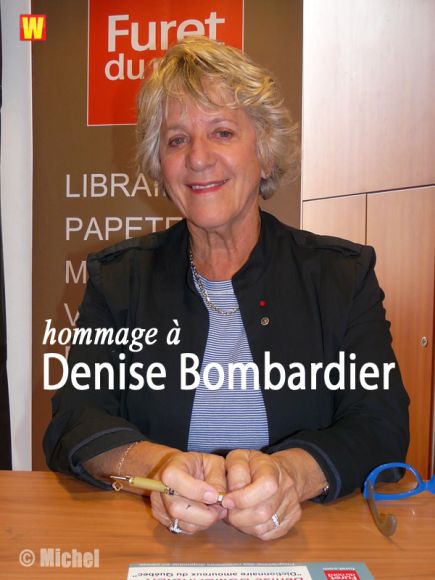 Hommage à Denise Bombardier