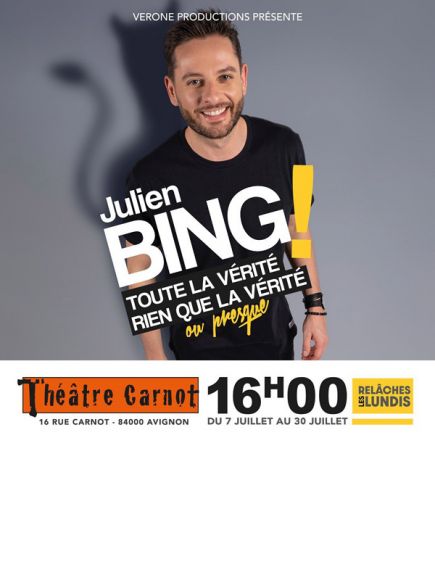 Julien Bing à Avignon Julien Bing à Avignon