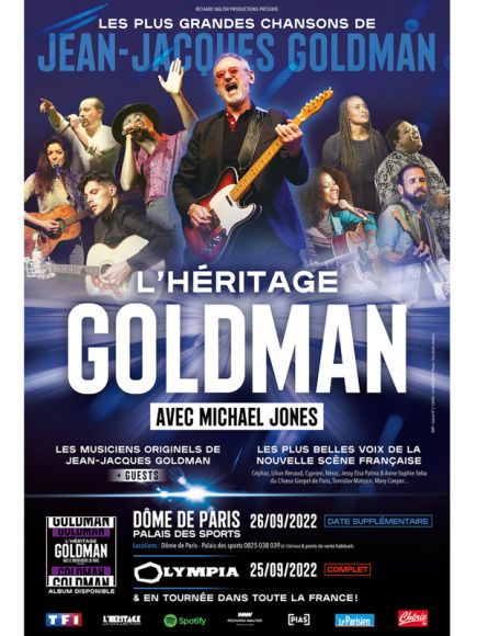 L'héritage Goldman en tournée L'héritage Goldman en tournée