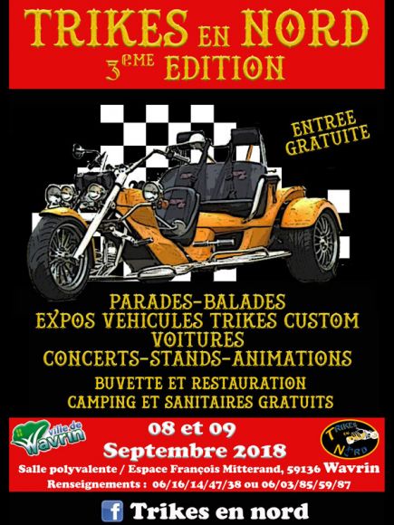 La 3ème édition de Trikes en nord La 3ème édition de Trikes en nord