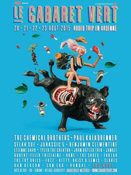 Le Cabaret Vert - Programme du 22 août 2015 Le Cabaret Vert - Programme du 22 août 2015