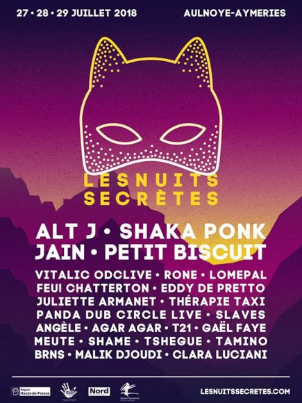 Les Nuits Secrètes 2018 - Jour 1 - 27 juillet 2018 Les Nuits Secrètes 2018 - Jour 1 - 27 juillet 2018