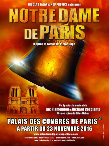 Notre Dame de Paris au Zénith de Lille Notre Dame de Paris au Zénith de Lille