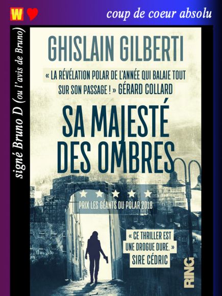 Sa majesté des ombres de Ghislain Gilberti