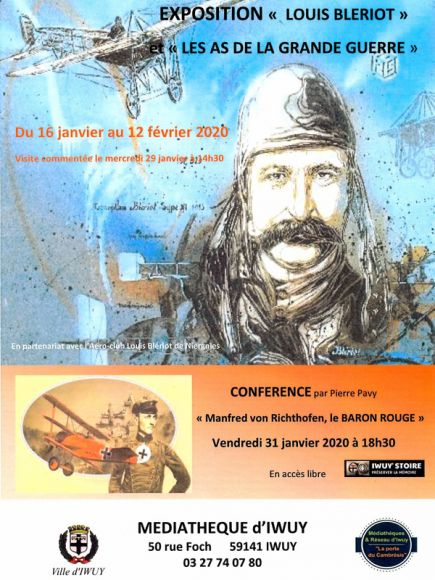 Visite de l'exposition Louis Blériot à Iwuy Visite de l'exposition Louis Blériot à Iwuy